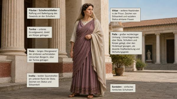 Die römische Matrona/(evtl. auch) Freigeborene Die römische Matrona/(evtl. auch) Freigeborene