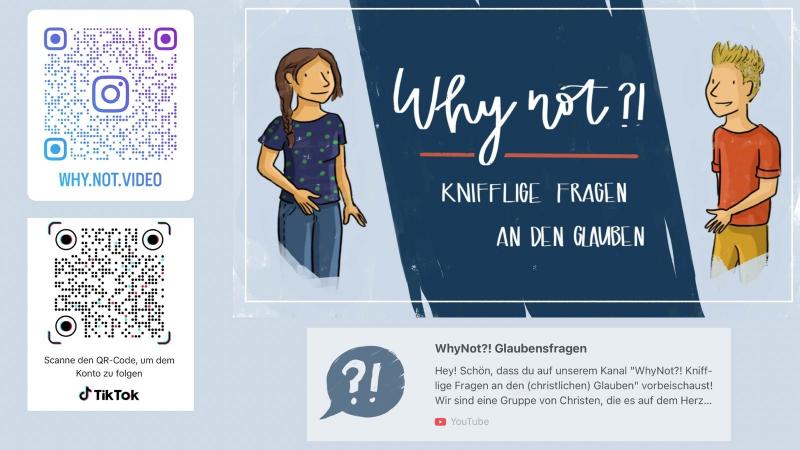 Folie zum Bewerben von Why-not?! Glaubensfragen